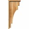 Ekena Millwork Mediterranean Rough Sawn Corbel w/Backplate, Western Red Cedar, 6"W x 12"D x 28"H COR06X12X28MED01RWR - alternate 4